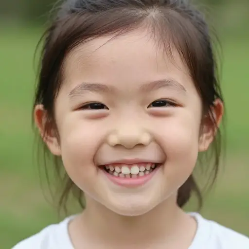 我妹妹掉了一颗牙。