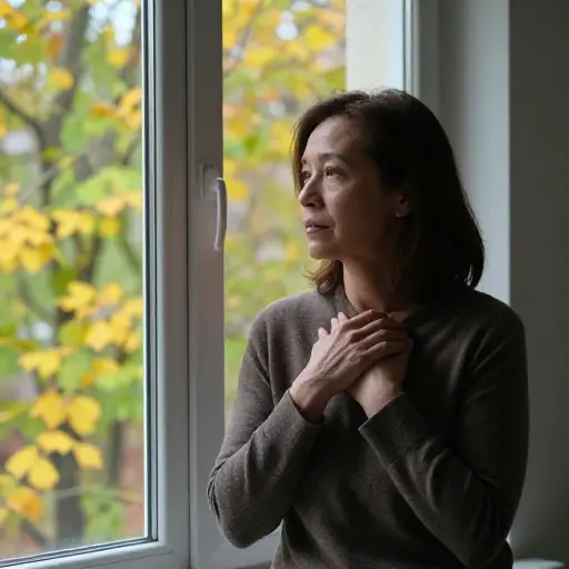 她不得不接受生活中不可避免的变化。