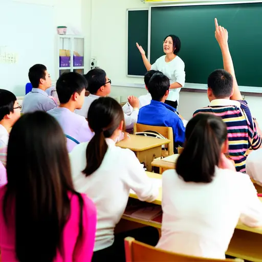 学生们在课堂上就环境保护问题展开了激烈的辩论。