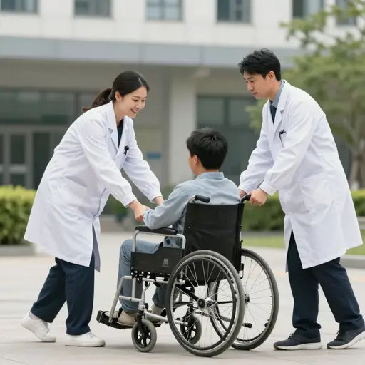 他已被转移到一家精神病院。