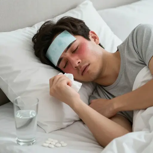 我感冒了，感觉很不舒服。