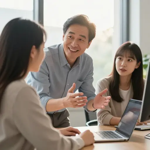 导师的温和鼓励激励她去追求梦想。