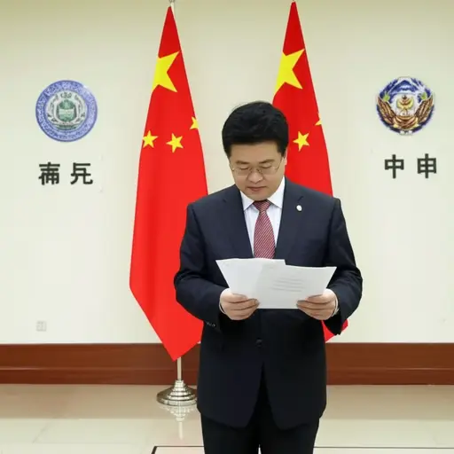 他在外交部担任外交官，负责处理两国间的敏感事务。