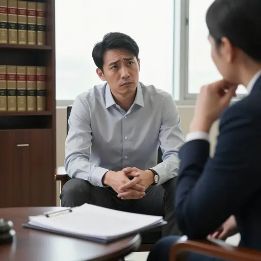 他声称自己整晚都在家，但在三位目击证人指认他在酒吧后，这个说法就站不住脚了。