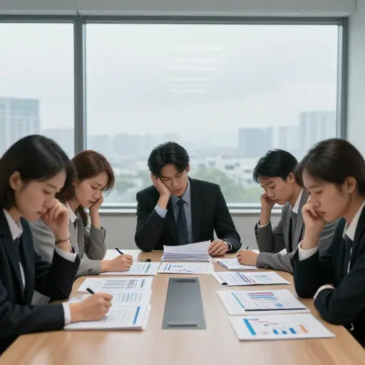 由于经济衰退期间不利的市场条件，公司举步维艰。