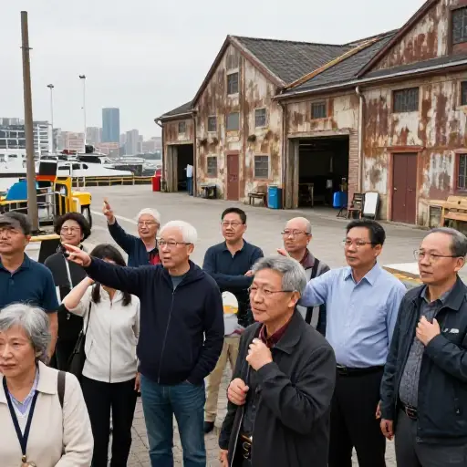 许多人支持对旧港口区域进行重新开发。