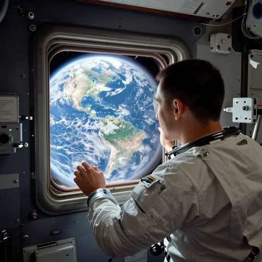 我将住在太空站上。