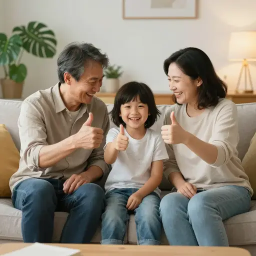 我在学校表现好时，父母总是表扬我。