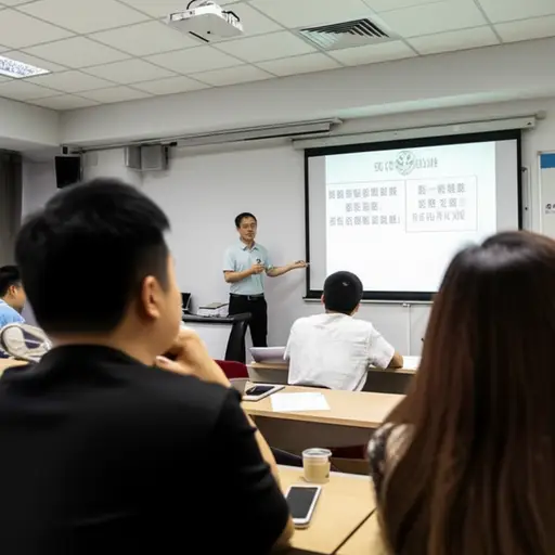 他参加了为期三天的专业培训课程。