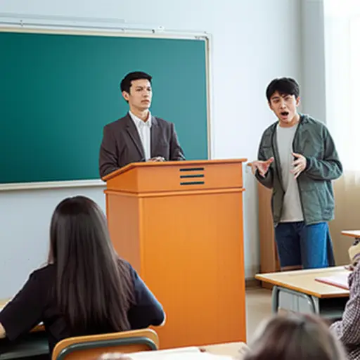 老师让他解释这个问题，他却在那里东拉西扯说了一大堆无关的话。