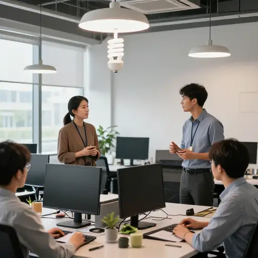 随着能源节约问题变得越来越重要，我们公司也决定开始采取行动。