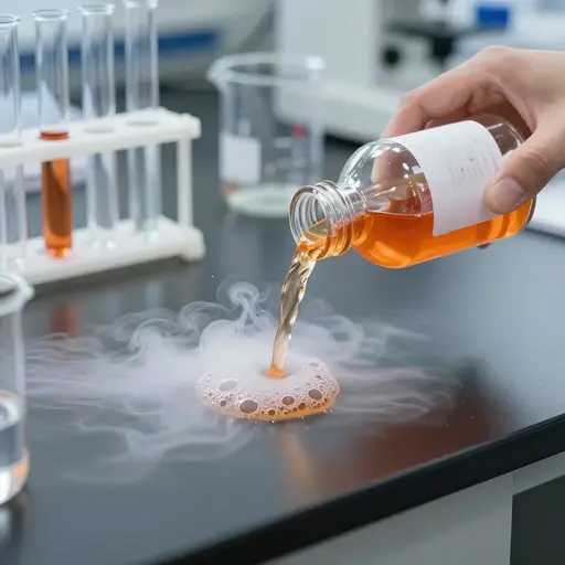 化学品泄漏引发了一系列危险的反应。