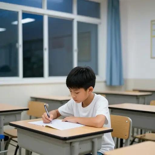 他不得不放学后留下来完成作业。