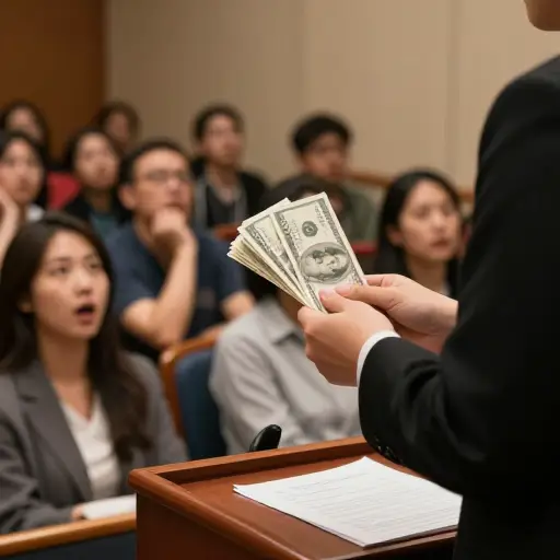 我知道这听起来奇怪，但有一个明智的理由：金钱万能。