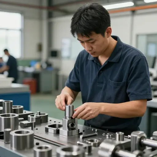 工厂可以精确制造这种金属部件。