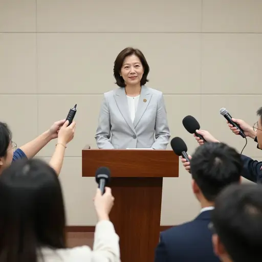她以一种极其优雅从容的方式化解了记者充满敌意的提问，连批评者都为之折服。