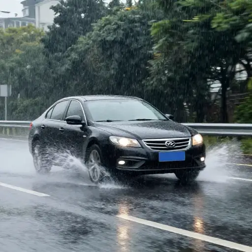 在雨中开得太快是危险的。