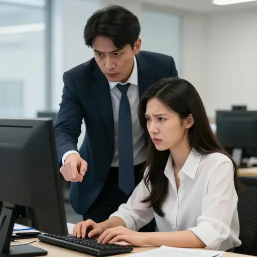 她的新同事虽然很有才华，但他那种事无巨细的管理方式让人很烦。