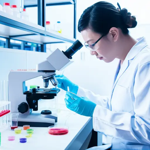 科学家在实验室中培养了一批新的细菌。