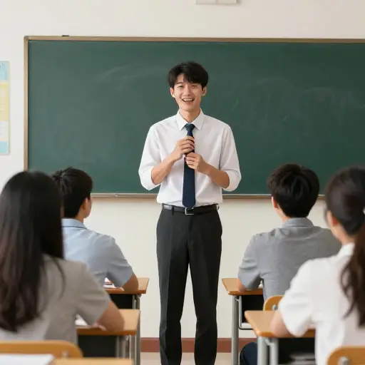 我的同学马丁非常得体，但他有很强的幽默感。