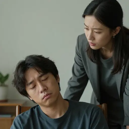 我不怪你——你看起来很累。