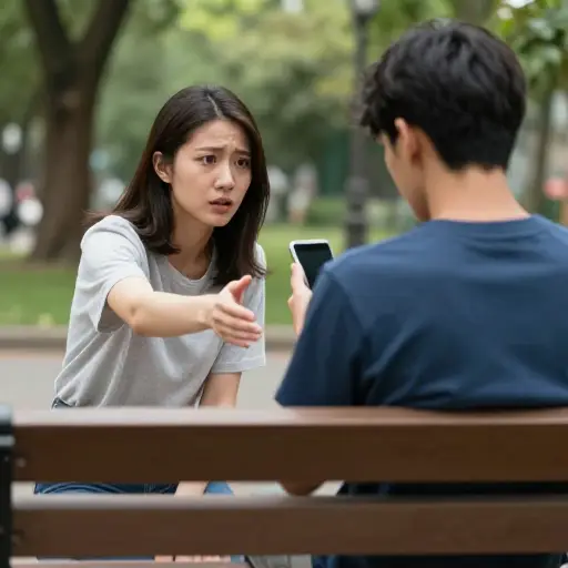 当她需要帮助时他忽视了她，这很刻薄。