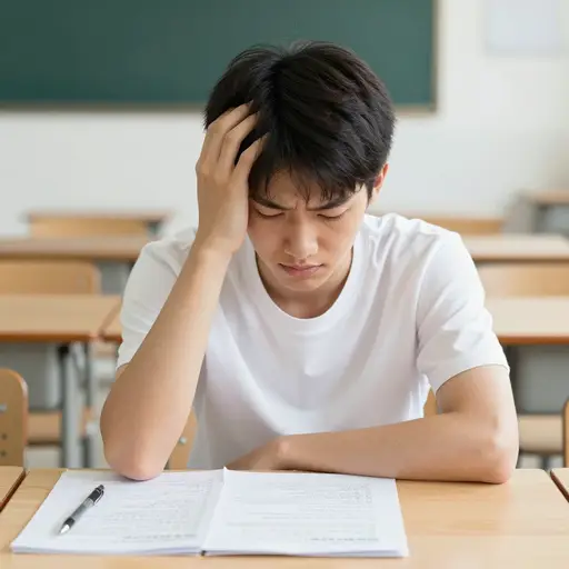 如果他考试不及格怎么办？