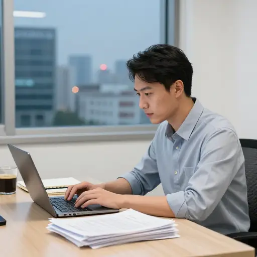 他是一位勤奋的员工，从不拖延任务。