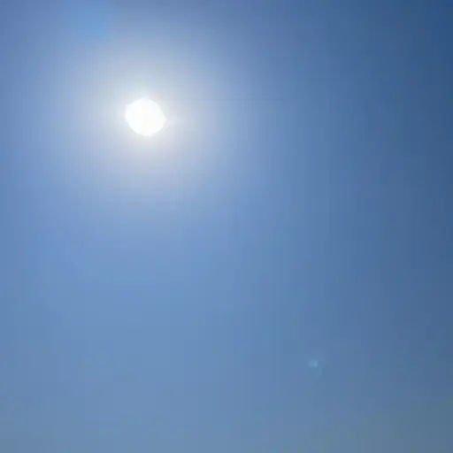 太阳在天空中升得更高。