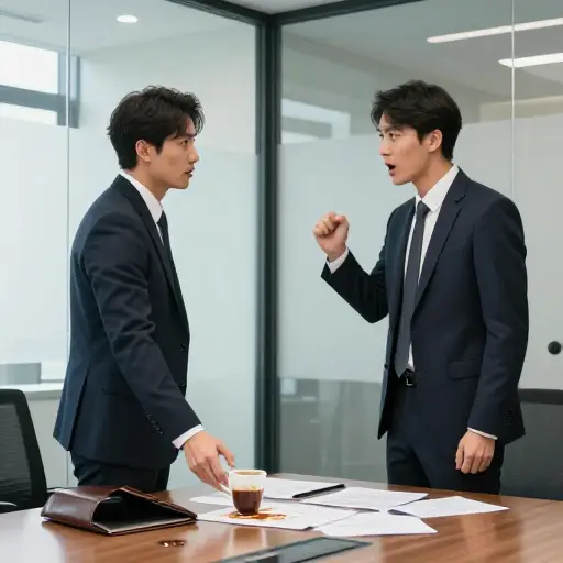 争吵只会加剧他们之间的矛盾。