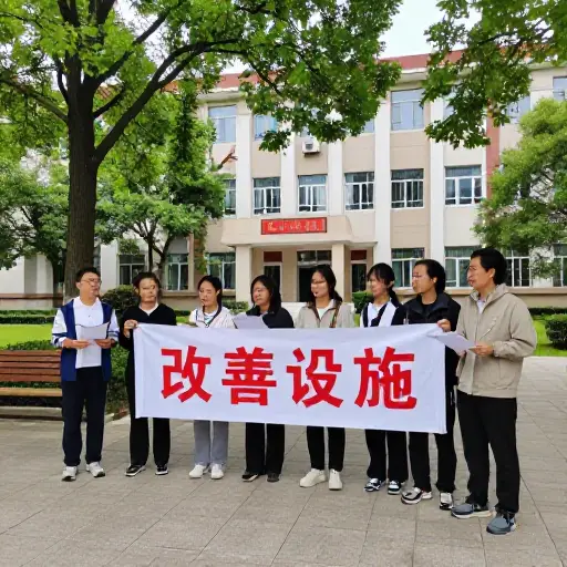 我们打算向政府提交请愿书，要求改善当地的公园设施。