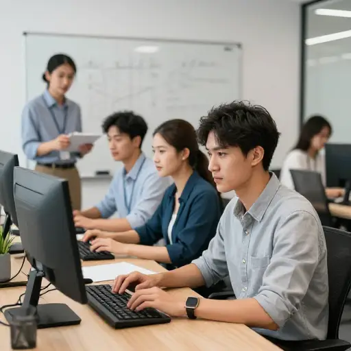 这个团队由积极主动且勤奋的个人组成。