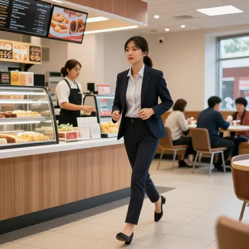 对于许多工作人士来说，几乎没有时间做饭，所以次好的选择是在快餐店就餐。