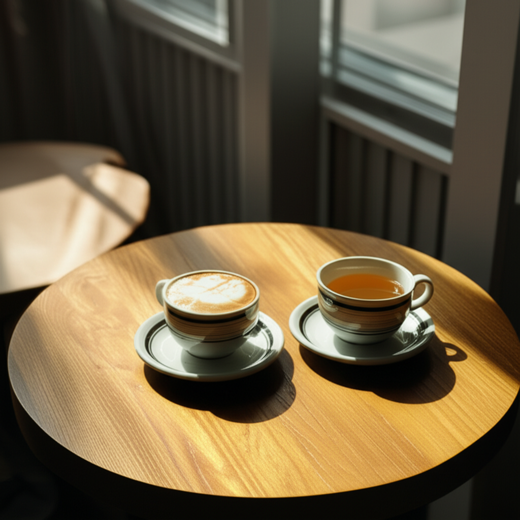 我喜欢茶和咖啡。