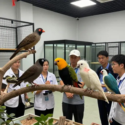 该保护项目成功地在人工环境下养育了几种濒危鸟类。