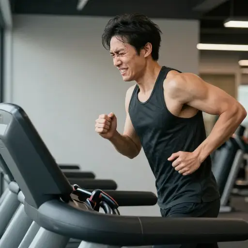 我讨厌锻炼，但我只是咬紧牙关，努力坚持下来。