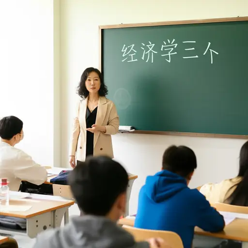 她在这所大学教授经济学。
