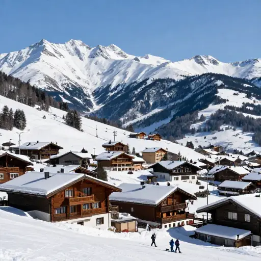 这个山区小镇以其世界级的滑雪度假胜地而闻名。