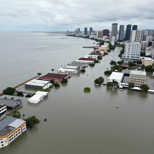 海平面上升对全球沿海城市构成了严重危险。