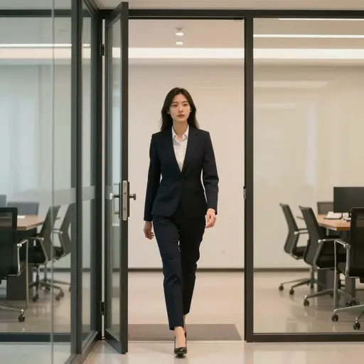 完成第一轮面试后，她被邀请参加第二轮面试。