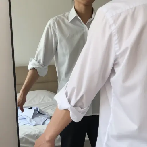 我需要新衬衫。这些旧的太紧了。