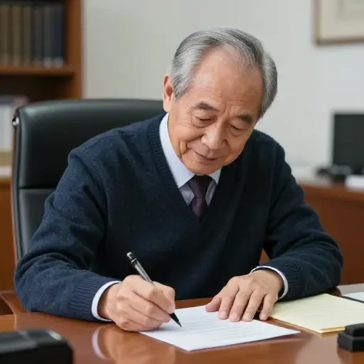 我的老校长说他会给我写一封推荐信。