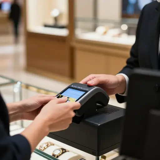顾客经常用信用购买昂贵物品。