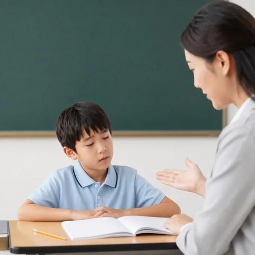 他既不会读也不会写。