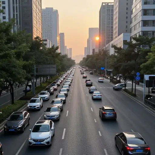 每天早晨交通都变得缓慢无比。