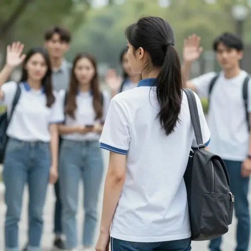 她非常生气，甚至不愿意向我们挥手道别。