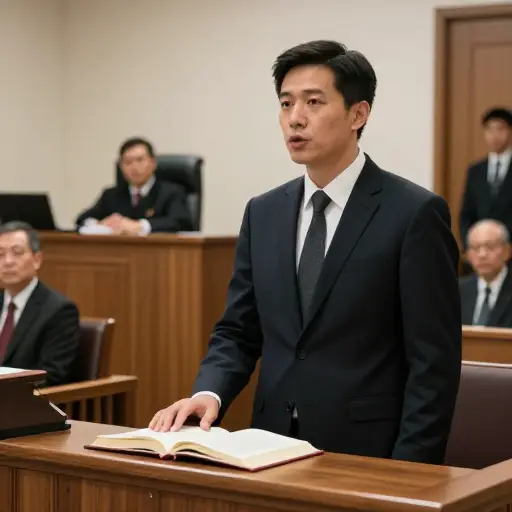 由于宗教信仰原因，他在法庭上选择了郑重声明而非宣誓。