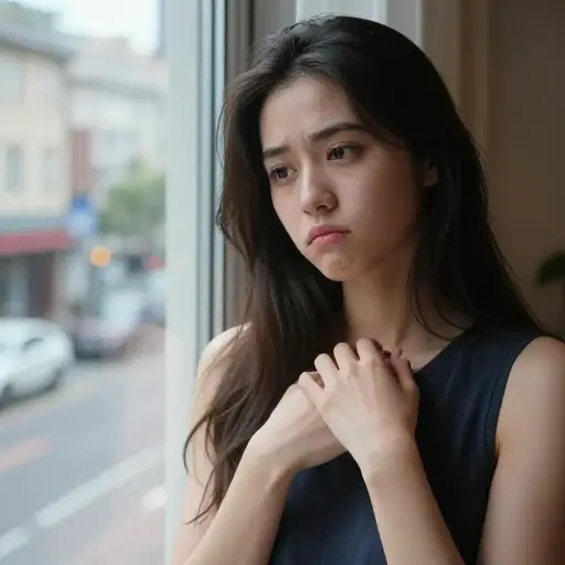她通常把自己的意见藏在心里。