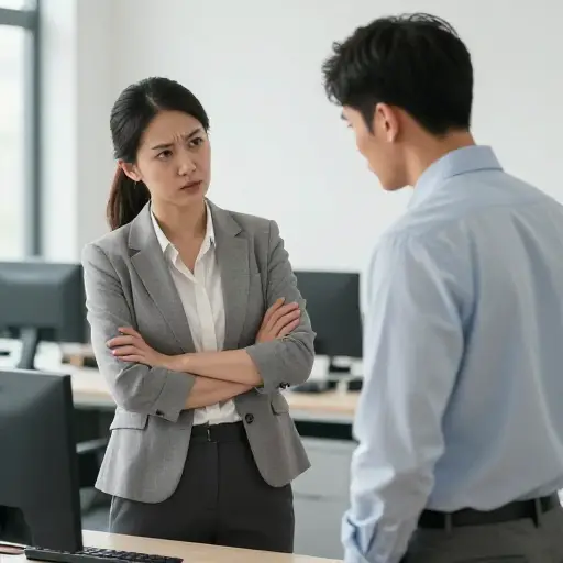 她对他工作的批评是毫不留情的。