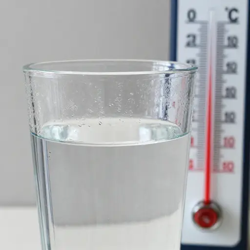 水在零摄氏度结冰。